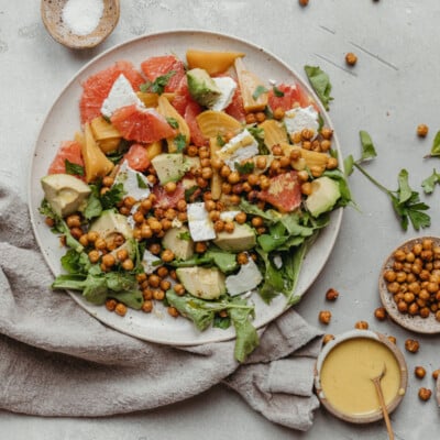 Grapefruit avocado salad.