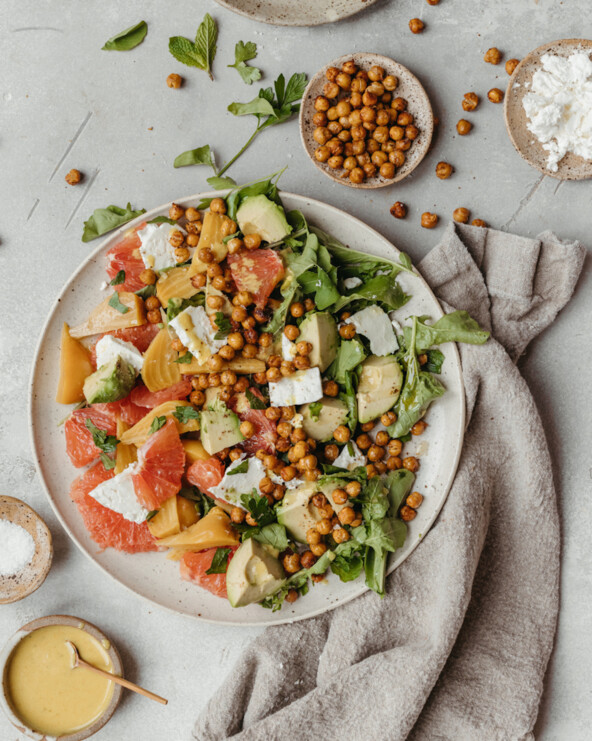 Grapefruit avocado salad - light dinner ideas for summer