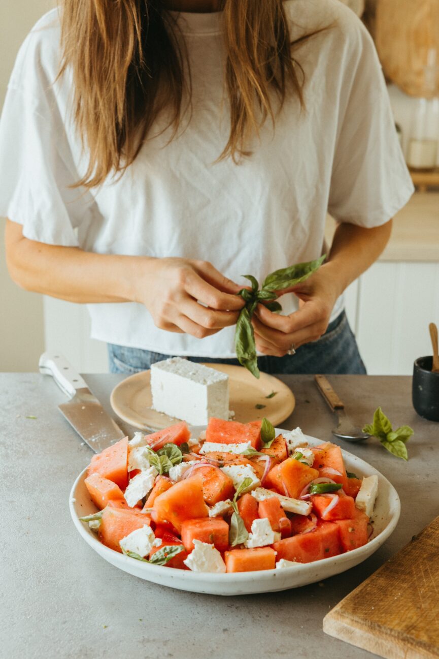 spicy watermelon salad