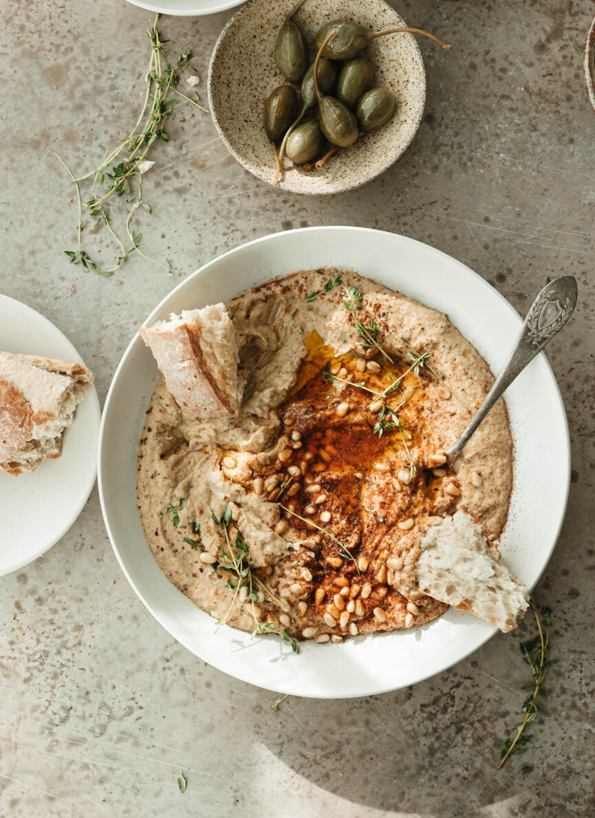 Smokey eggplant dip