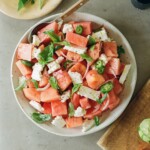 spicy watermelon feta salad