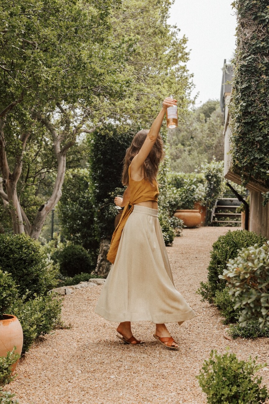 summer entertaining tips-camille skirt