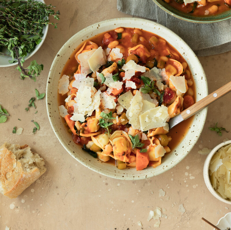 Tortellini soup recipe.